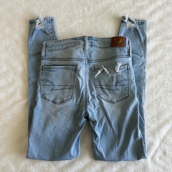 American Eagle Blue Jeans / Jeggings - Soft Knit - Picture 7 of 9